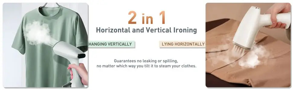 Handheld Vertically and Horizontally 2000W Garment Steamer