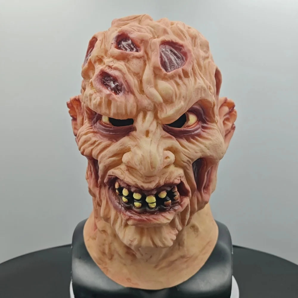 Scary Burn Face Latex Mask for Halloween Cosplay