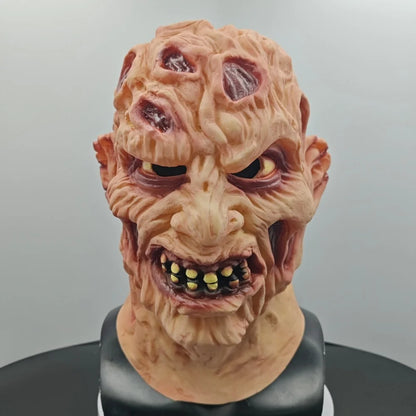 Scary Burn Face Latex Mask for Halloween Cosplay