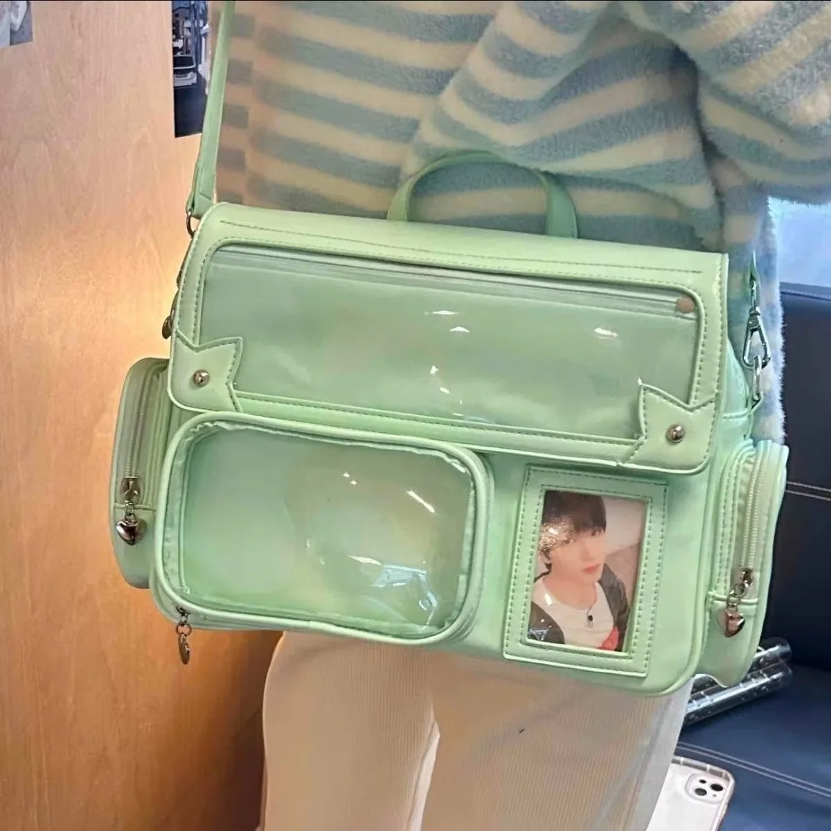 Y2K Harajuku Transparent Window Ita Bag Crossbody Shoulder Bag