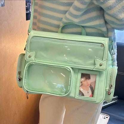Y2K Harajuku Transparent Window Ita Bag Crossbody Shoulder Bag