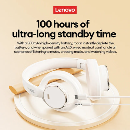 Lenovo LS116 Wireless Bluetooth 6.0 Over-Ear Gaming & Sport Headset with HD Mic