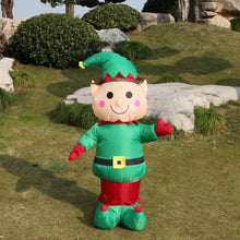 5FT Inflatable Christmas Elf Boy with Built in LED Lights