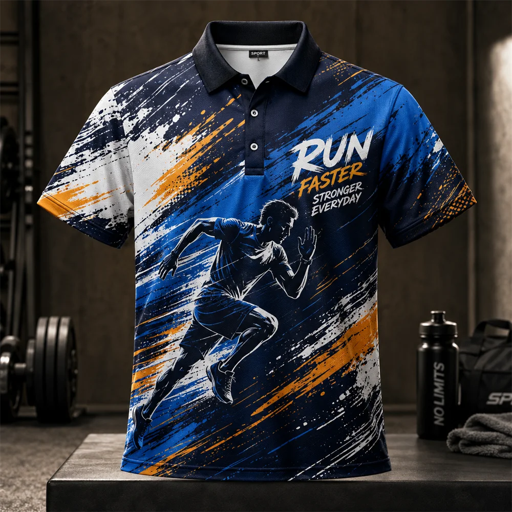 Smash Athletic Graphic Performance Polo Shirt
