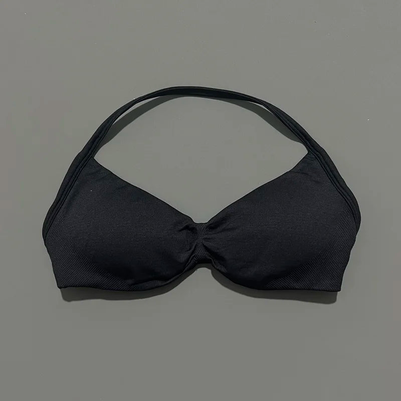 Strappy High Support Thin Strap Seamless Bras