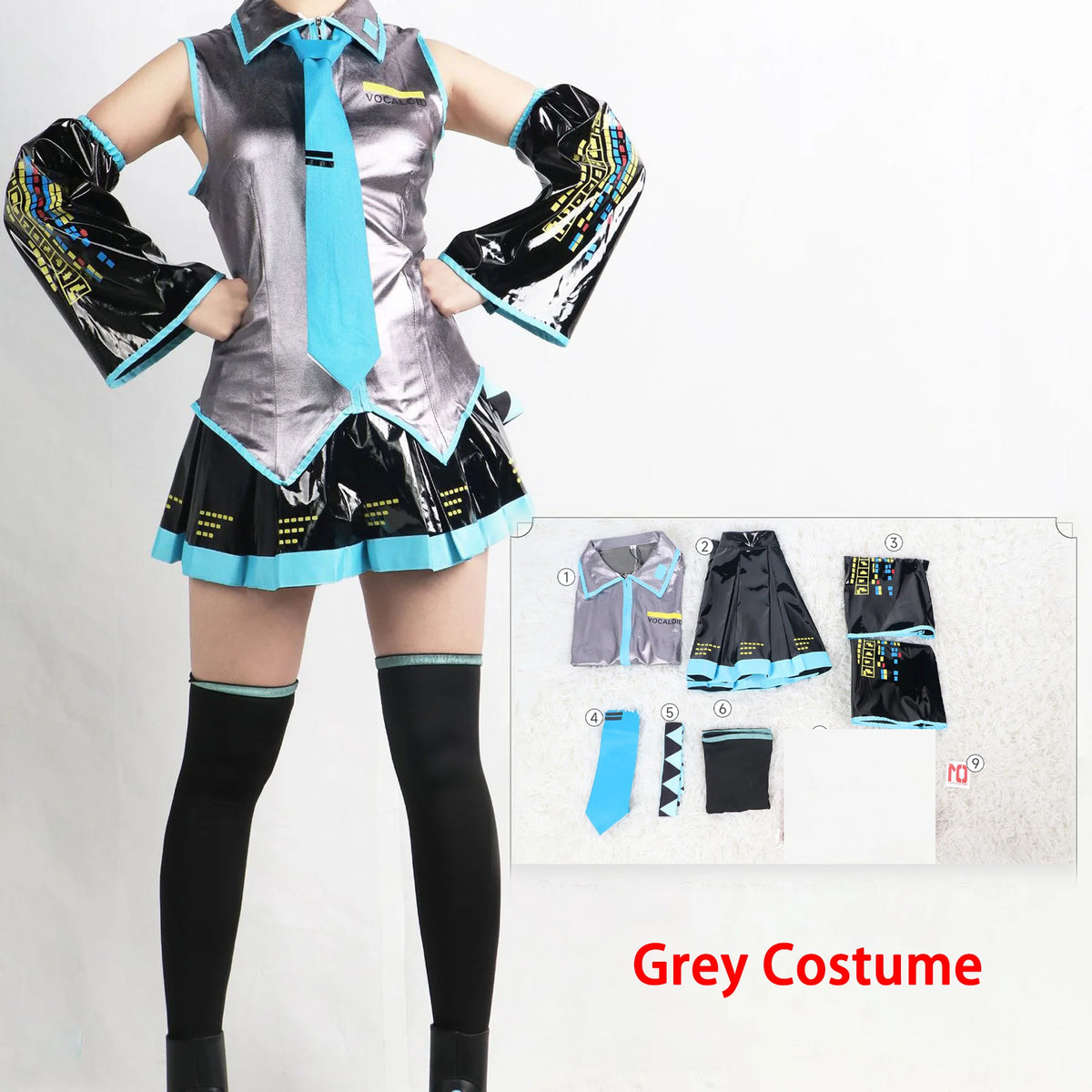 Gachiakuta Riyo Cosplay Costume Full Set