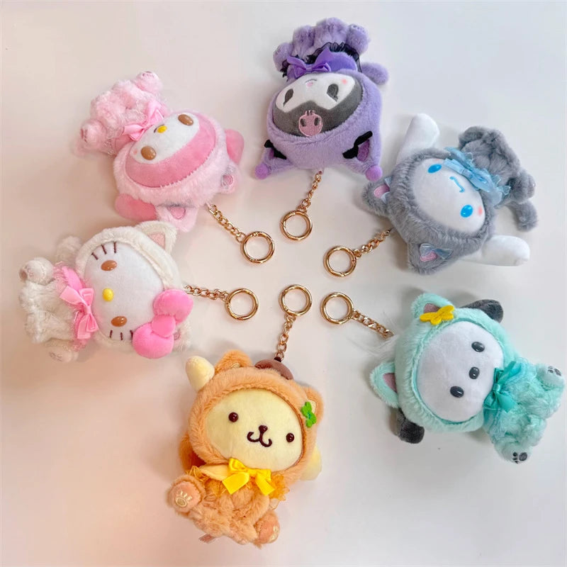 Hello Kitty Plush Doll  Keychain