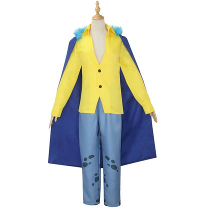 Anime Trafalgar Law Cosplay Costume & Cloak Set