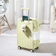 Small Cup Holder Trolley Suitcase