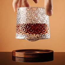 Tumbler Whiskey Glass with Base Crystal