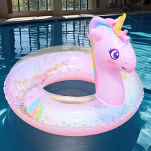 Unicorn Pool Float w/ Biodegradable Glitter