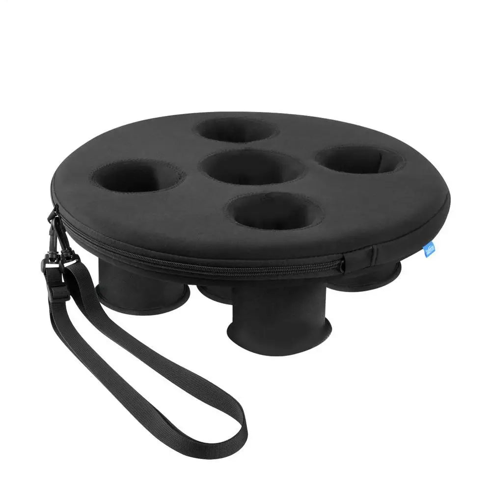 Floating 5-Hole Drink Holder & Ice Tray for Pool & Hot Tub