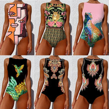 Printed One-piece Swimsuit