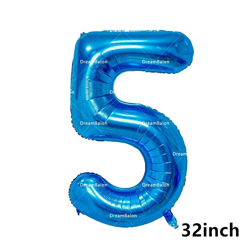 How to Train Your Dragon Party Decorations Set - Foil Balloons, Birthday Banner & Cake Toppers