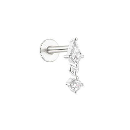 CANNER Simple Flat Head Pierced Stud Earrings