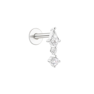 CANNER Simple Flat Head Pierced Stud Earrings