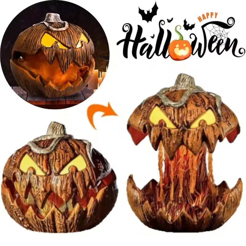 Voice-Controlled Rising Pumpkin Halloween Decor