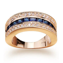 Sapphire & Gold Ring