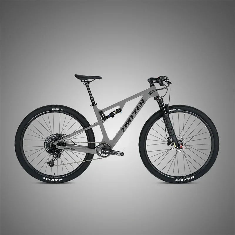 TWITTER OVERLORD EDS-13S Electronic shifting Oil Disc Brake Full suspension Carbon Fiber Mountain Bike