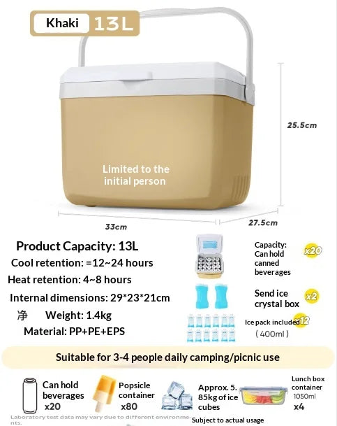 Portable Insulated Cooler