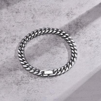 Vnox Stainless Steel Cuban Chain Bracelets