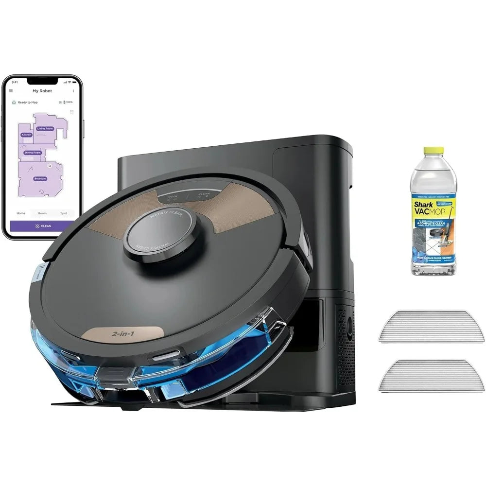 Matrix Plus 2-in-1 Robot Vacuum & Sonic Mop with HEPA Self-Empty Base