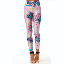 Colorful Print Ankle High Leggings