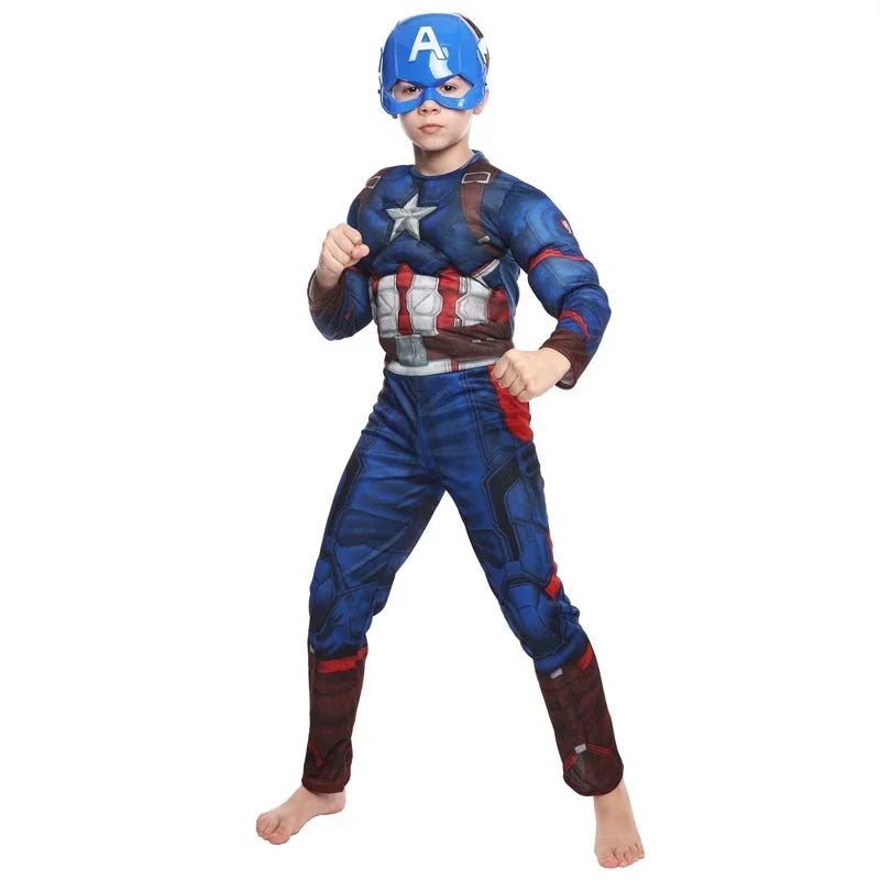 Halloween Captain Rogers Superhero Costume