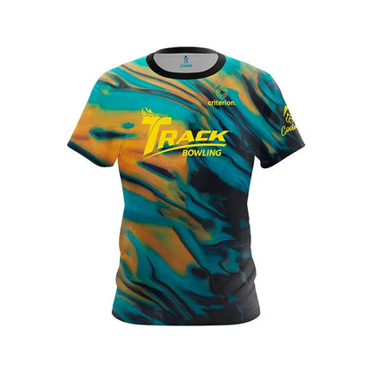 Track Tornado Green Flame Performance Bowling Jersey