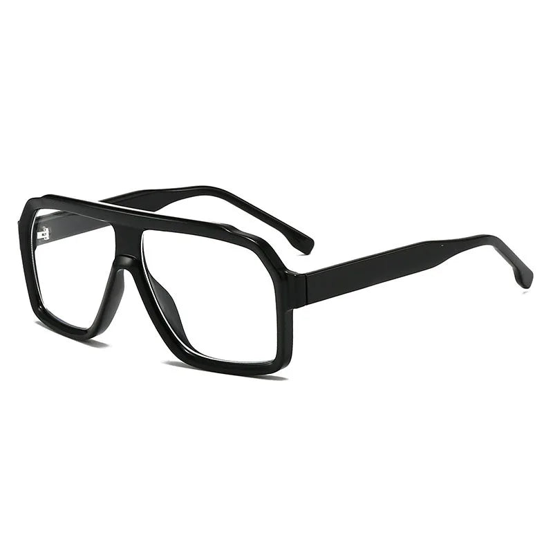 Large Square Frame Blocking Reading Glasses