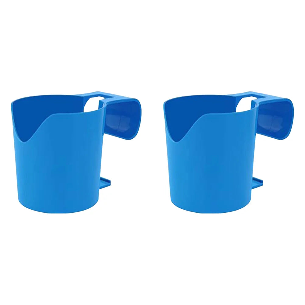 No-Punch Above Ground Poolside Cup Holder & Storage Shelf