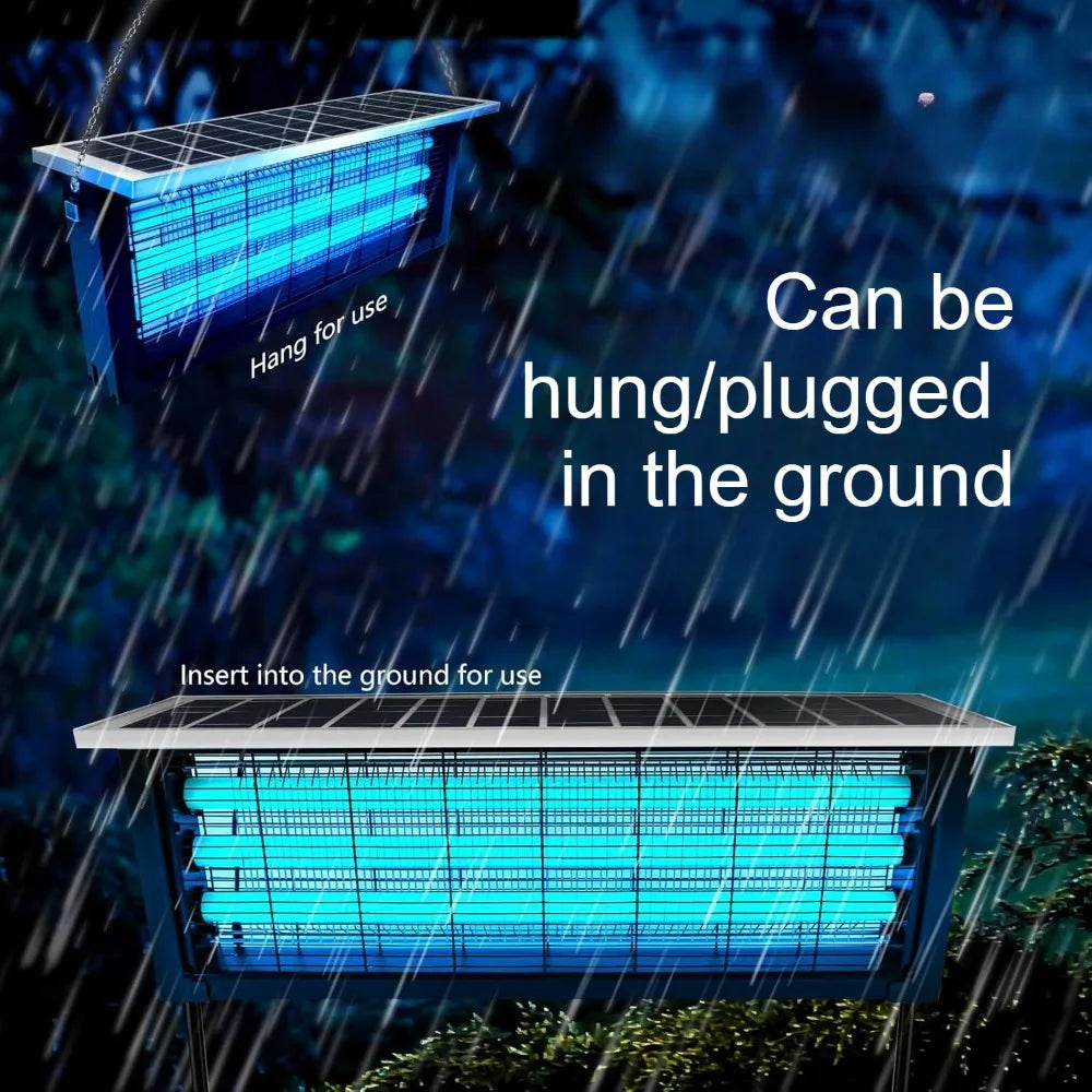 Solar Outdoor Waterproof LED Mosquito Bug Zapper