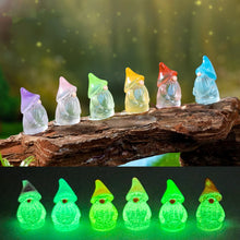 10pcs Mini Resin Gnomes Statues Ornaments