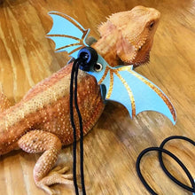 3 Pcs Adjustable Bearded Dragon Leash With Bat Wings