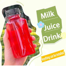 150-500ML Empty Plastic Drink Containers with Black Screw Caps