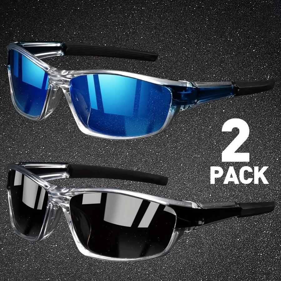 2pairs Sports Polarized Sunglasses