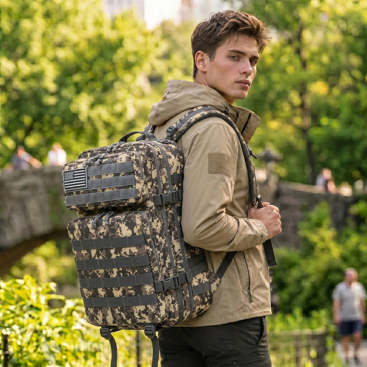 45L Tactical Molle Travel Backpack & Rucksack