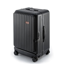 Front Opening Boarding Box USB Charging Trolley Case Multi-function Luggage