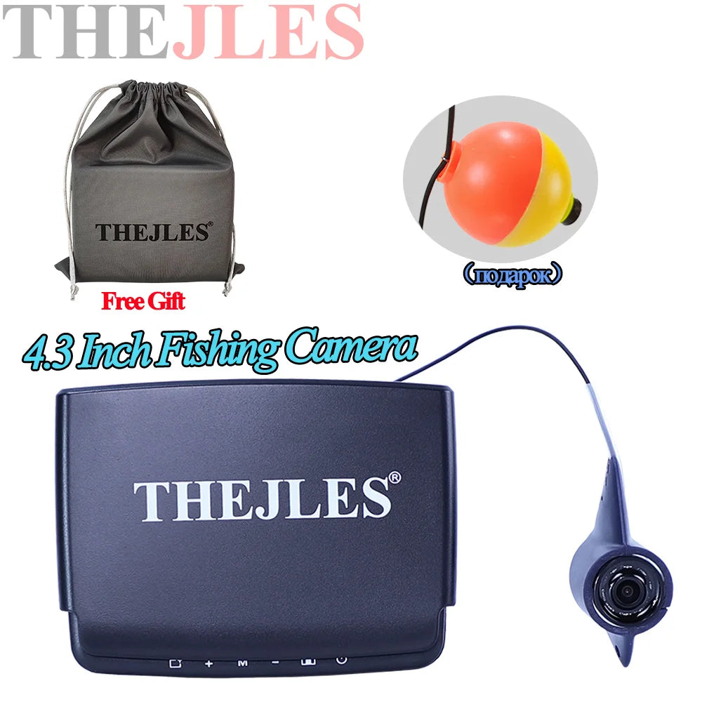 4.3" IPS Underwater Fishing Camera with 8 Infrared LEDs (IP68)