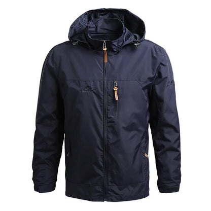 Men's Tactical Waterproof Windbreaker Outdoor Hooded Jacket