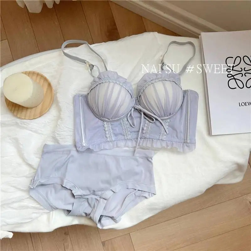 Wireless Lolita Bra Set