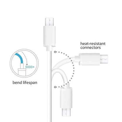Short Micro USB Fast Charging Data Cable – Bulk Multi-Pack for Android Devices