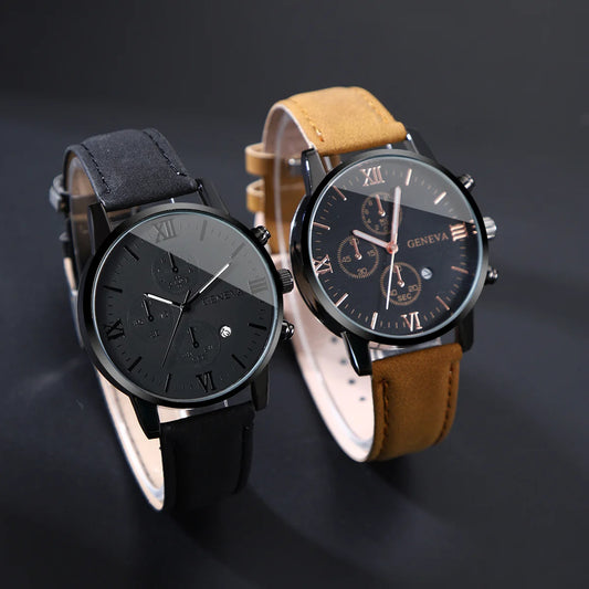 2 Pcs Wristwatch Set
