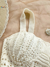 Crochet Sleeveless Mini Swimsuit Cover Up