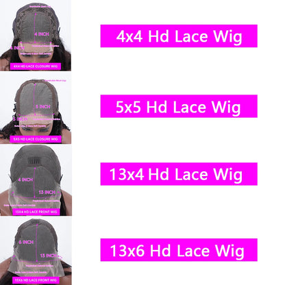 Highlight 13x4 Straight Lace Frontal Human Hair Wig