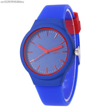 Fashion Simple Scale Quartz Watch with Silicone Band