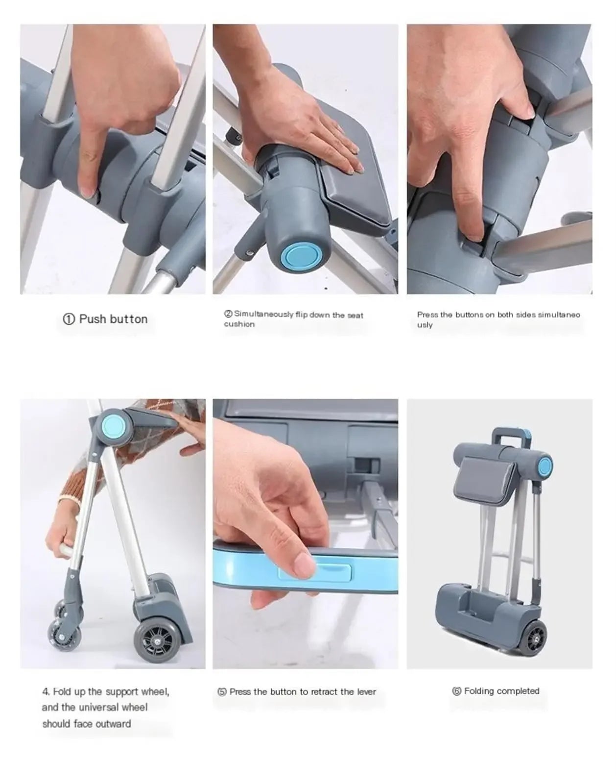 Luggage with Spinner Wheels with Child Seat Design