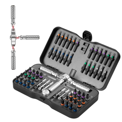 VMAN 66 in1 Multifunction Ratchet Screwdriver Set