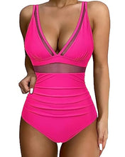 Solid One-piece Swimsuit