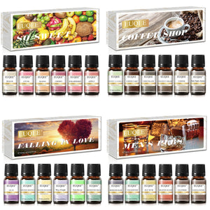 EUQEE 6pcs Fragrance Oils Set 10ml